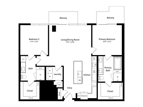 Floor plan B7