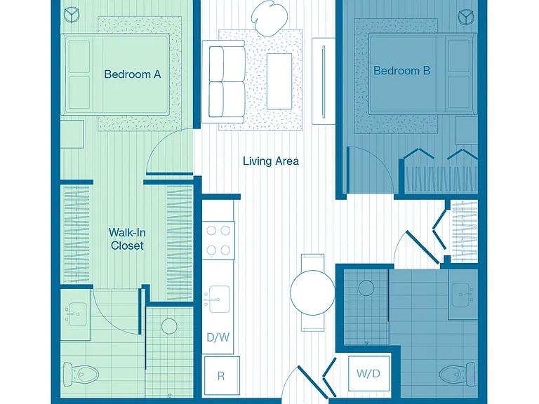Coliving - Layout B2 Coliving - Layout B2