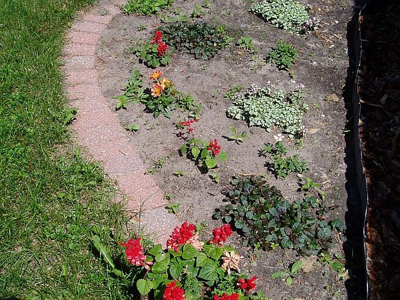 Backyard Landscaping provides flexibility for flower or fruit gardens