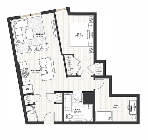 Floor plan 1BD3