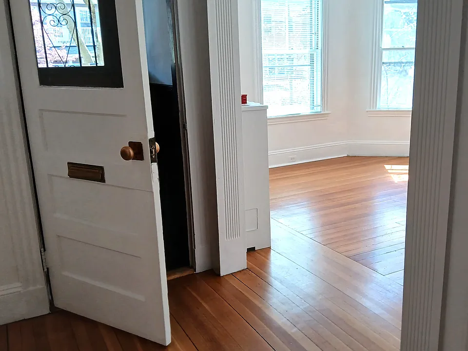 Entry with view to living room