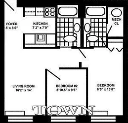 Rented by Town Residential