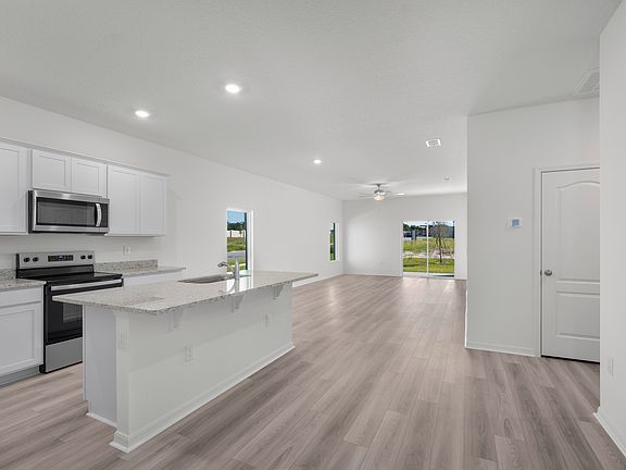 An open-concept perfect for hosting