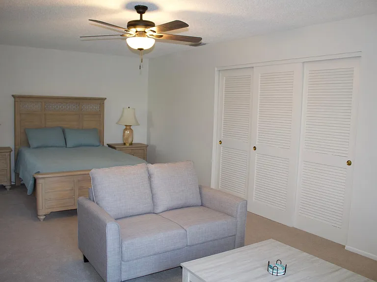 Upstairs suite with large closet