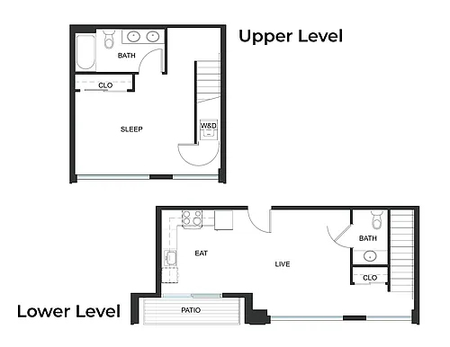 Floor plan Townhome - Iron Flats
