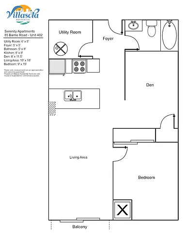 Floor plan 502
