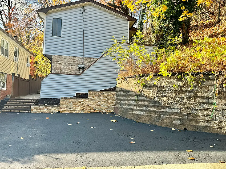 Front and parking area
