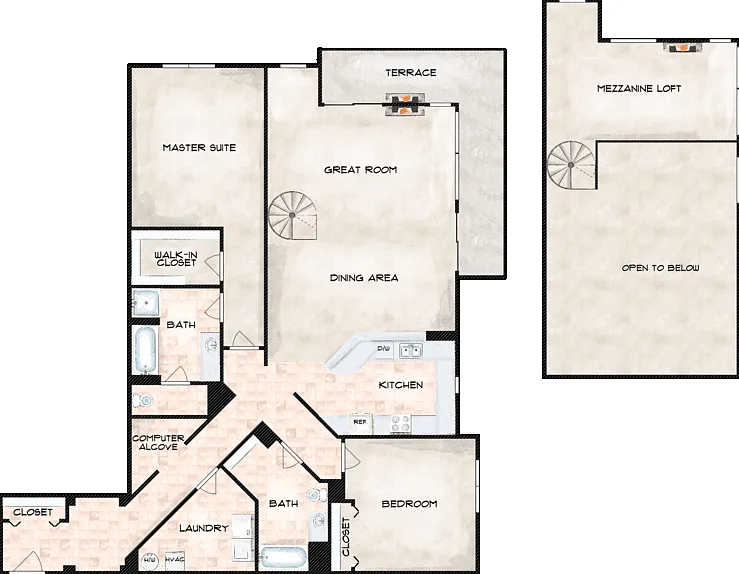 Capistrano Villa Floorplan Diagram