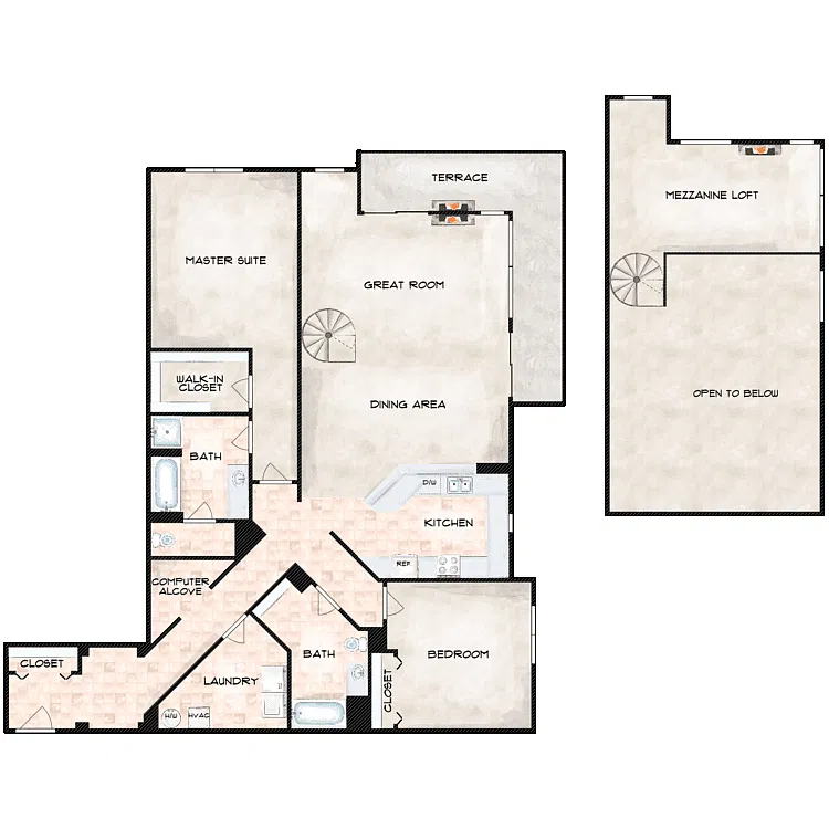 Floor plan Capistrano Villa