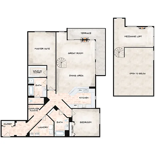 Floor plan Capistrano Villa