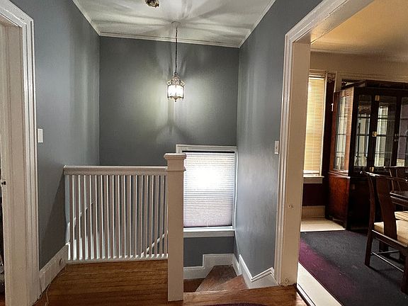 Private entrance to apt leads to a living room or dining room your choice