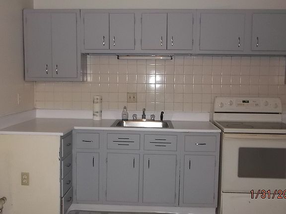 Newly painted walls and cabinets