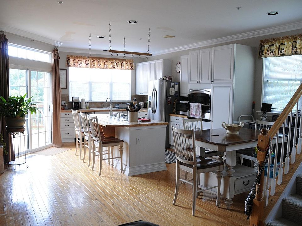 Kitchen with walkout to deck.