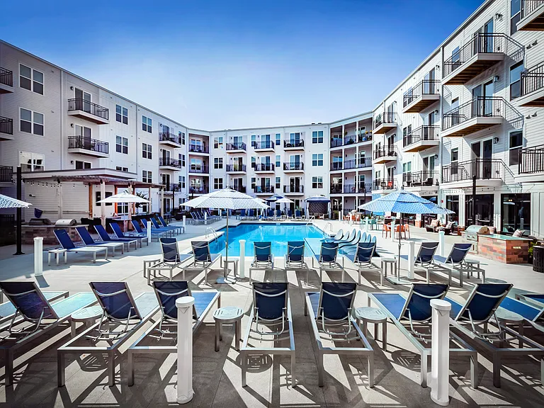 Our heated, salt-water pool come complete with loungers on the tanning self and built-in seating to take relaxation to the max.