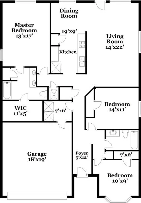 3 bed, 2.0 bath, 1594 sqft, $1,980 — Photo 2