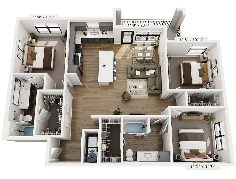 Floor plan C1