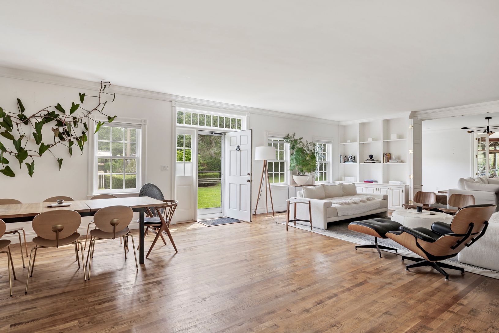  Entry to Great Room with Fireplace