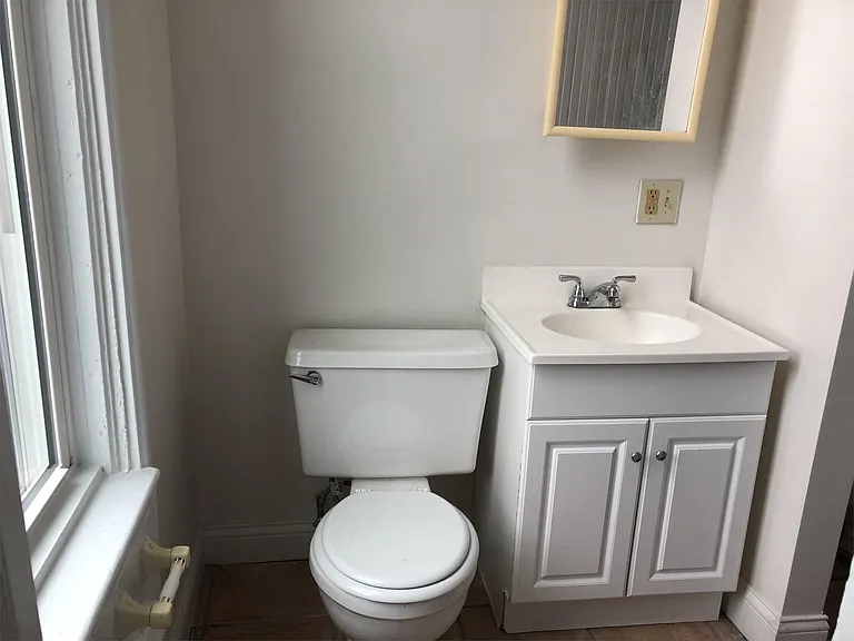 2nd floor bath has new bathtub and surround