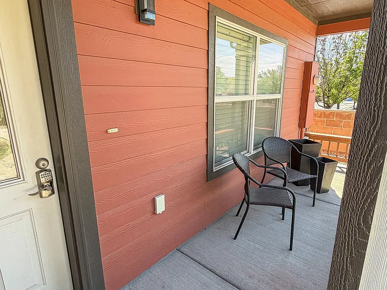 Private Front Patio
