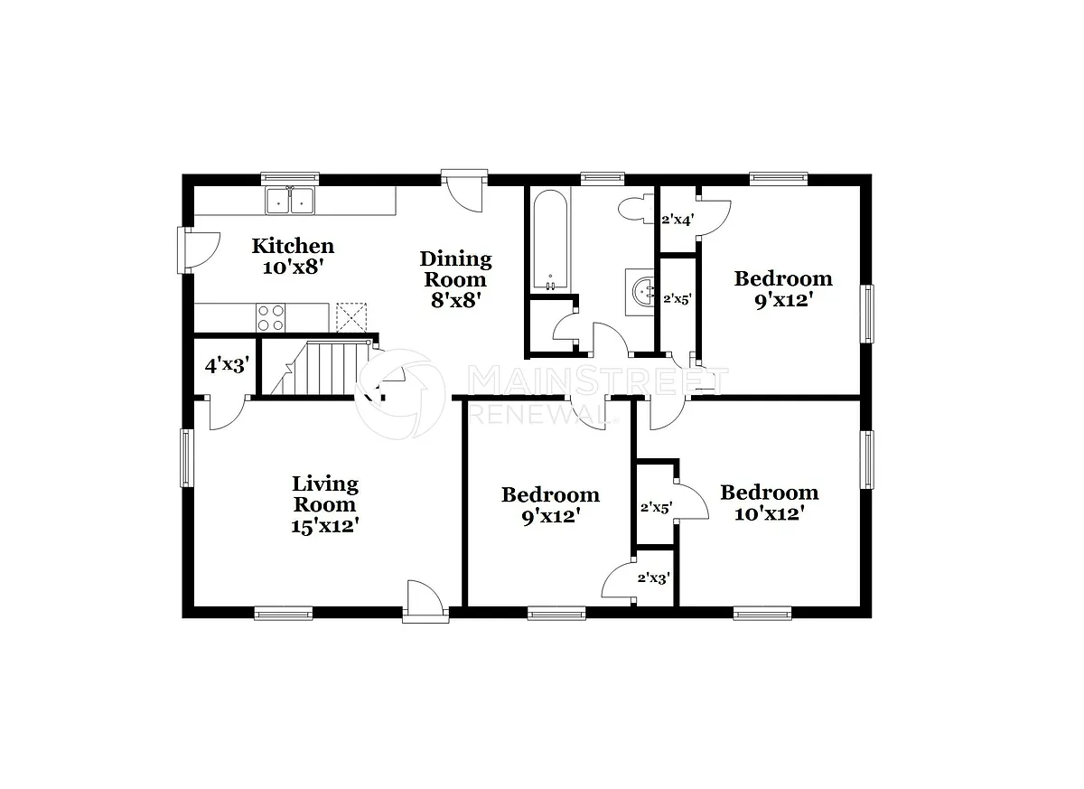 Floor Plan - 1536 Matt Leonard Dr SW