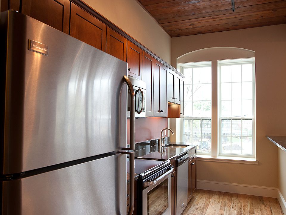 Kitchen with stainless Energy Star appliances