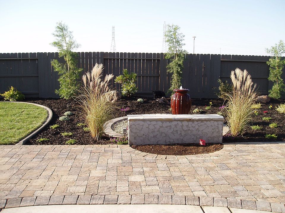 Center seating wall near completion