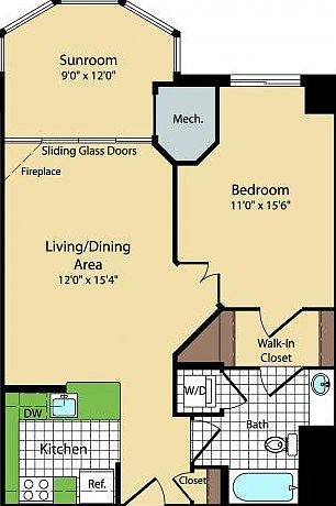 1st image of 900 N Stuart St APT 1409