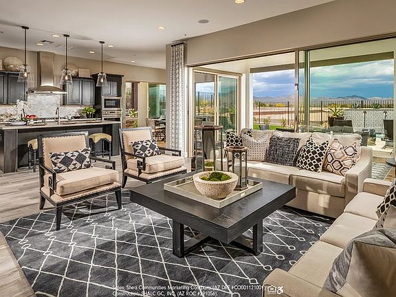 Great Room of Model Home