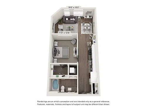 Floor plan A1C