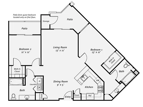 Floor plan B19