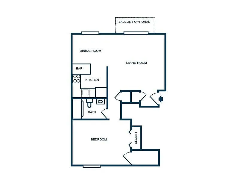 Floor plan 1B