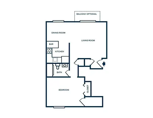 Floor plan 1B