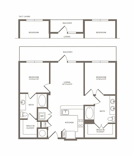 Floor plan B01
