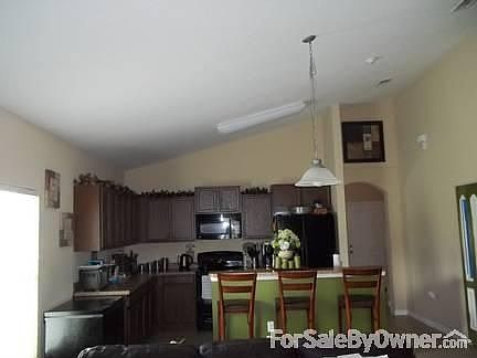view of kitchen from livingroom