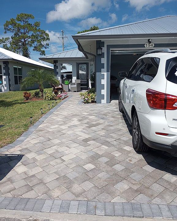 Driveway paver2 car parking 