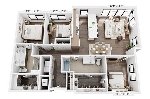 Floor plan C2