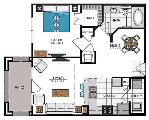 Floor plan A6A