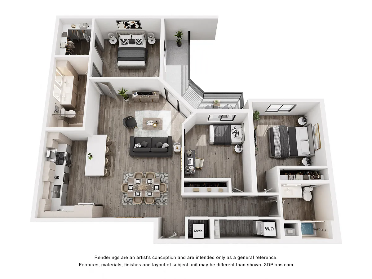 Floor plan C2B