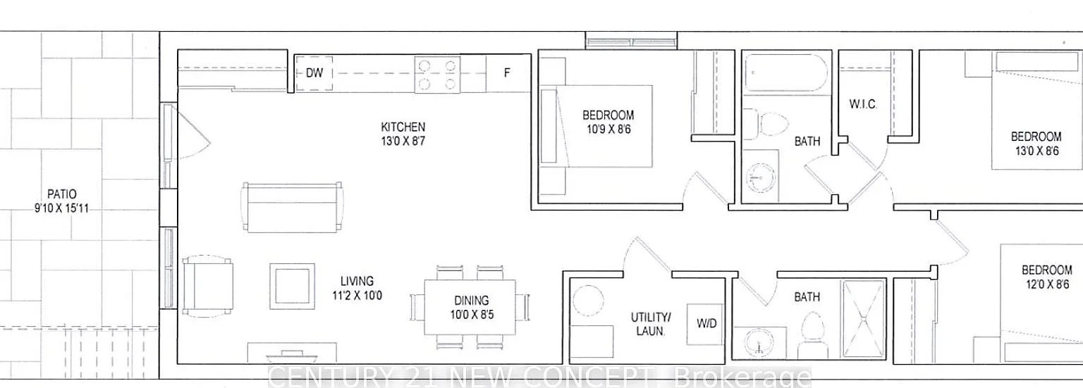 3 bed, $2,900 — Photo 1