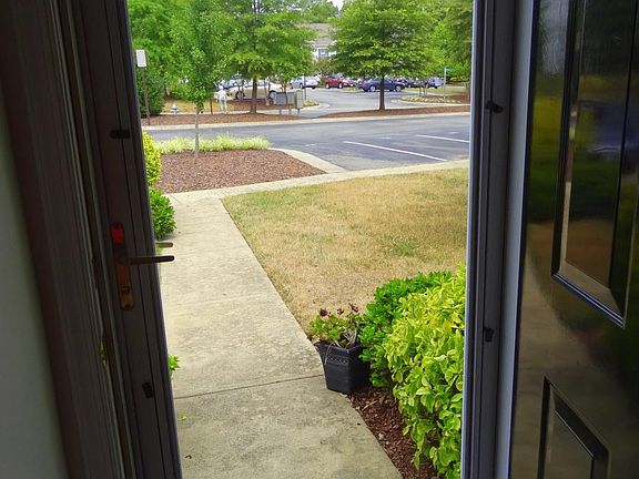 Looking out front door