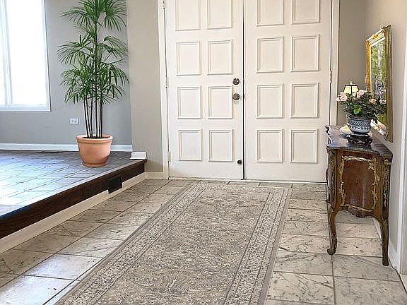 Entry Foyer, marble tile
