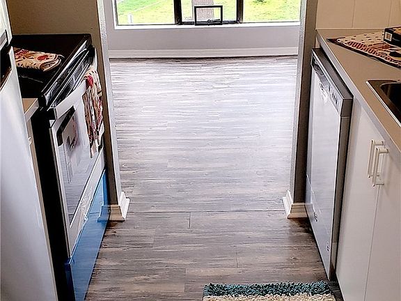 New luxury vinyl plank flooring.