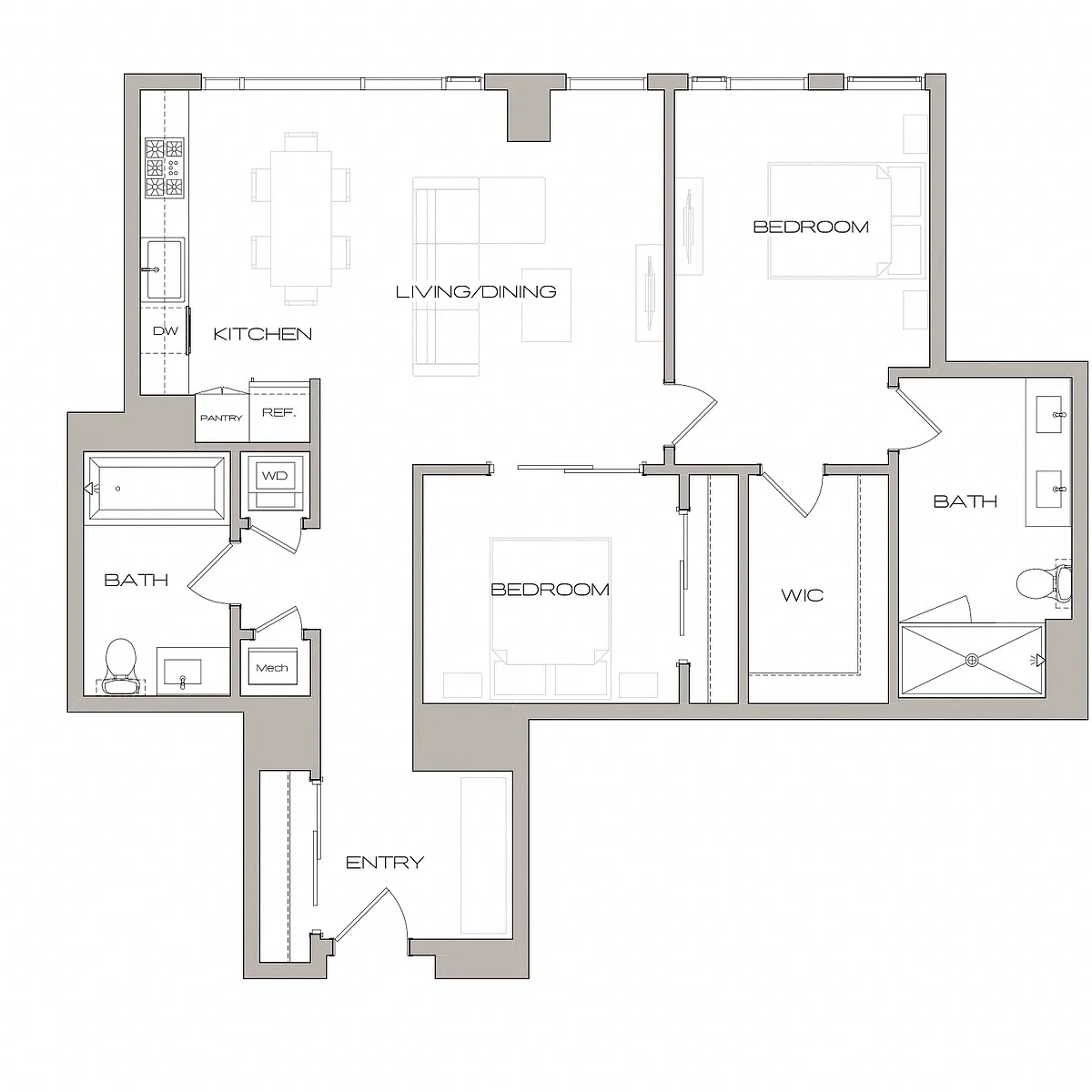 Floor plan B1
