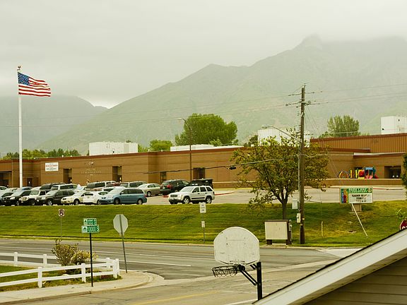 Elementary School seen from Bedroom window