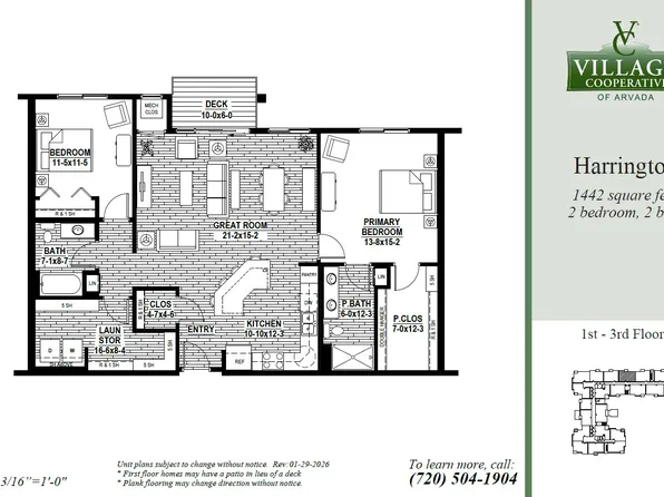 Harrington Plan, Village Cooperative of Arvada (Active Adults 62+)