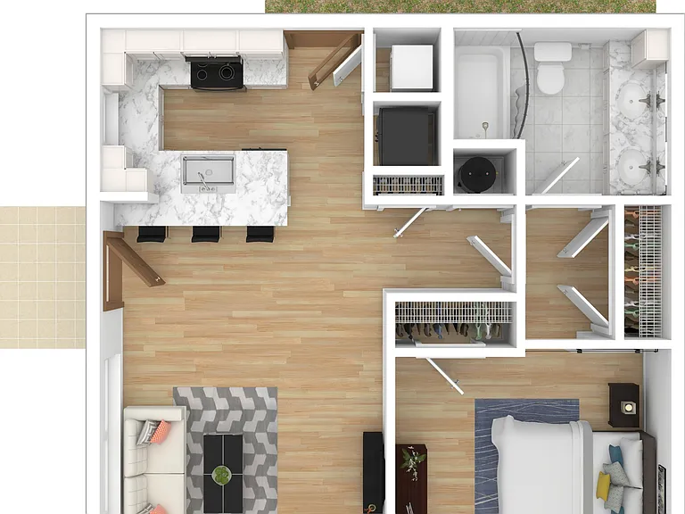 1 Bedroom Duplex 1 Bedroom Duplex