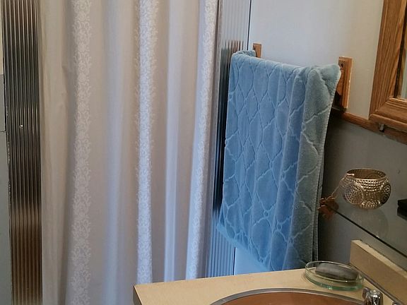 shower opposite laundry