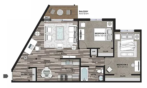 Floor plan The Silver Birch