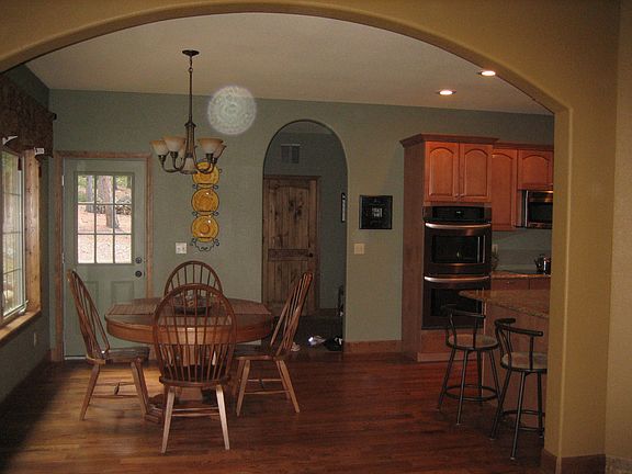 Breakfast nook from living room