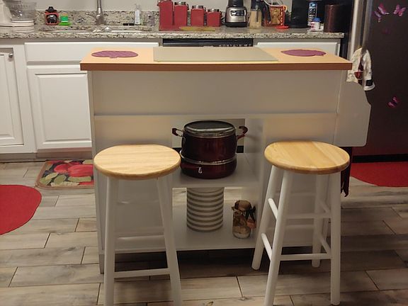 Kitchen view from Living Rpom